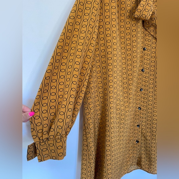 Womens primark Size 20 Tunic dress Mustard Long Sleeve - Picture 2 of 5